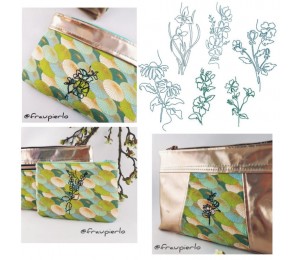 Stickdatei - Garden Flowers Lineart 2 Margarite